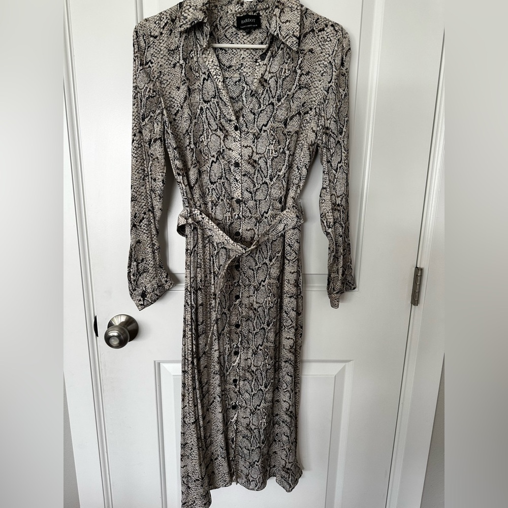 BARDOT Snakeskin Print Dress